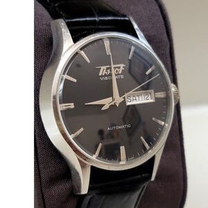 Tissot Heritage Visodate Black Dial Model T019 430 B Swiss Made Automatic Watch